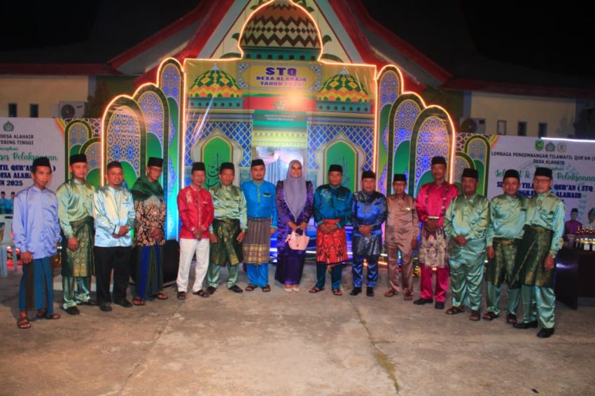 STQ Desa Alahair Resmi Dibuka, Sekcam Tebingtinggi Ajak Generasi Muda Cinta Al-Qur&rsquo;an