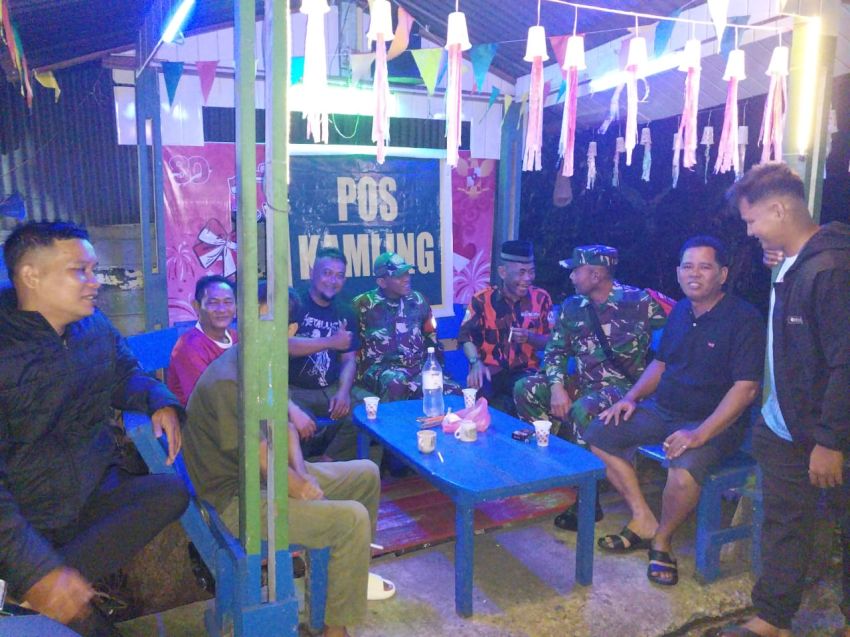 Koramil 02/Tebingtinggi Ajak Warga Perkuat Keamanan Lingkungan