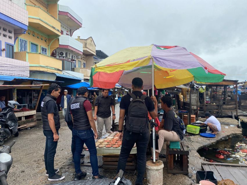 Cegah Peredaran Daging Anjing, Polres Meranti Lakukan Monitoring Sejumlah Pasar