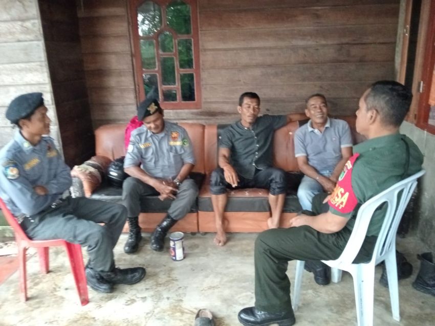 Serka A. Harianja Gelar Komsos, Tekankan Pentingnya Kebersihan dan Kebersamaan di Desa Telesung