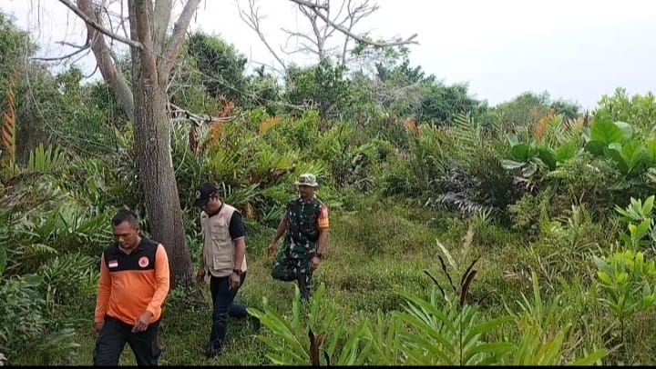 Babinsa dan BPBD Meranti Laksanakan Patroli Karhutla di Selatpanjang Selatan