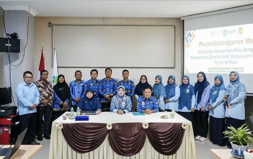 Bupati Asmar Teken MoU dengan Poltekes Riau, Fokus Cetak SDM Kesehatan Unggul