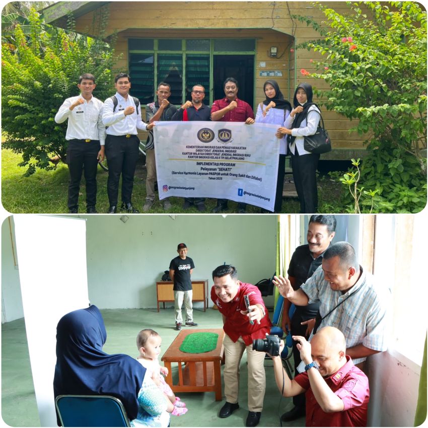 Layanan SEHATI : Terobosan Inovasi Imigrasi Selatpanjang Permudah Pasien dan Difabel Urus Paspor