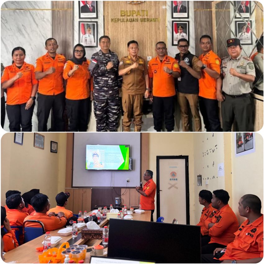 Basarnas Riau Bersama Bupati dan BPBD Meranti Saling Perkuat Sinergi