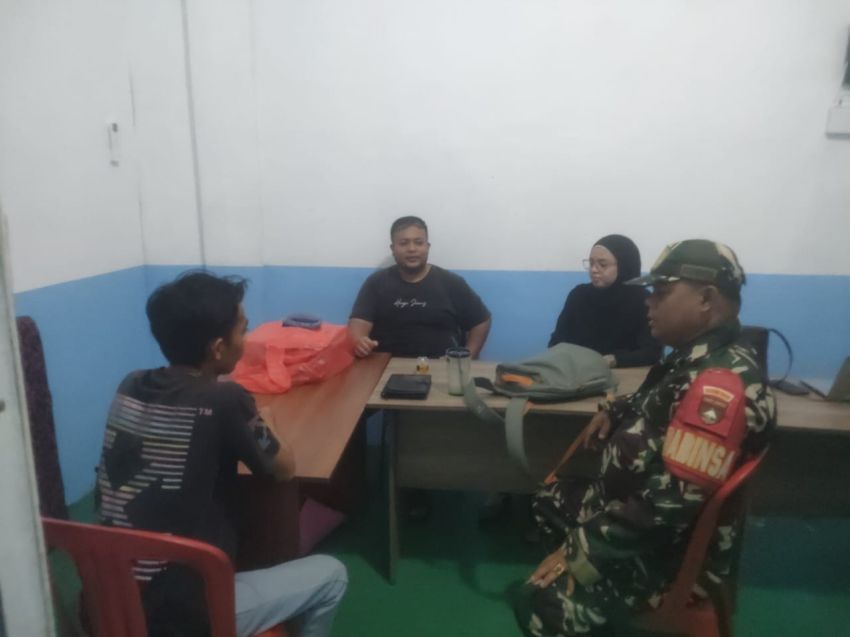 Babinsa Koramil 02/Tebingtinggi Ajak Warga Banglas Jaga Kerukunan dan Kamtibmas Lewat Komsos