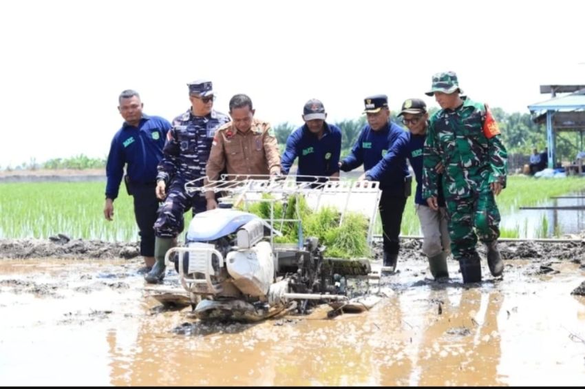 Meranti Siap Swasembada: Bupati Asmar Canangkan Tanam Padi Serentak dan Cetak Sawah Baru 2026