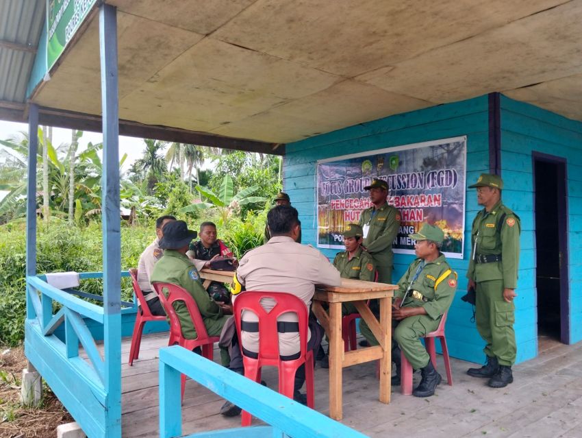 Serda Lasidi Ajak Warga Tanah Merah Jaga Keamanan dan Hindari Bakar Lahan