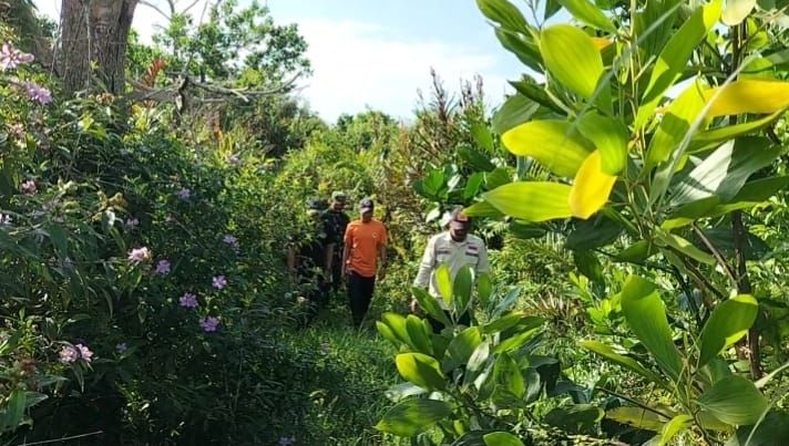 Babinsa Koramil 02/Tebing Tinggi dan BPBD Meranti Gelar Patroli Karhutla di Selatpanjang Selatan