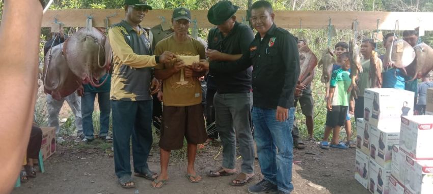 Ikan Pari 13,9 Kg Antar Warga Topang Jadi Juara Lomba Memancing HUT Desa Dwi Tunggal