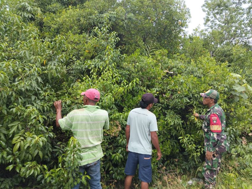 Babinsa Koramil 02/Tebing Tinggi Laksanakan Patroli Karhutla di Selatpanjang Timur