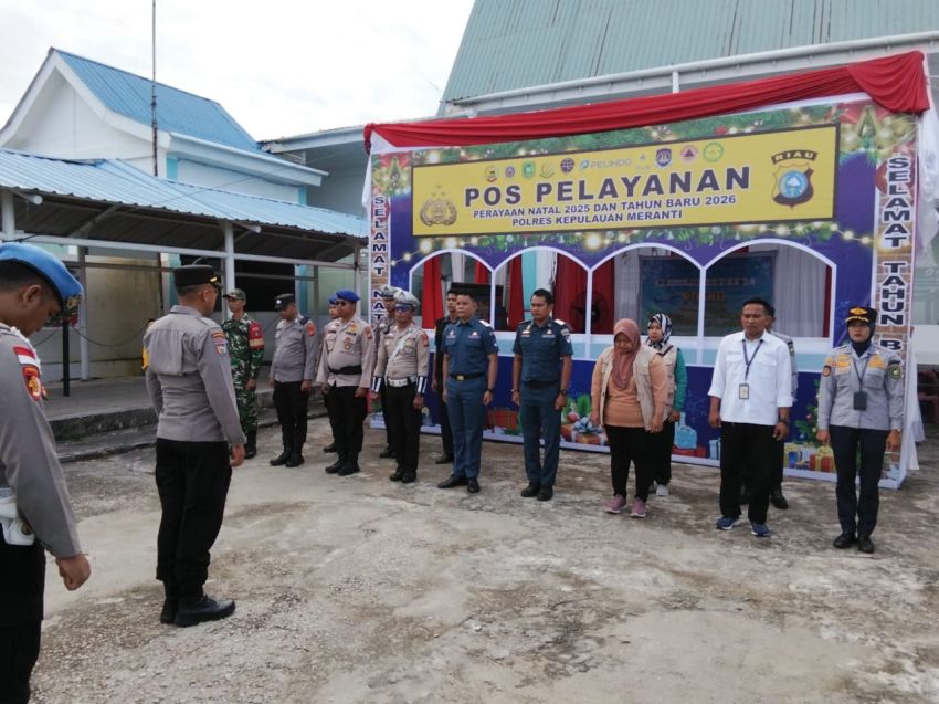 Amankan Libur Nataru 2025/2026, Babinsa Koramil 02/Tebing Tinggi Siaga di Pelabuhan Tanjung Harapan