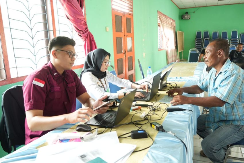 Imigrasi Selatpanjang Buka Layanan Ketupat di Kecamatan Merbau