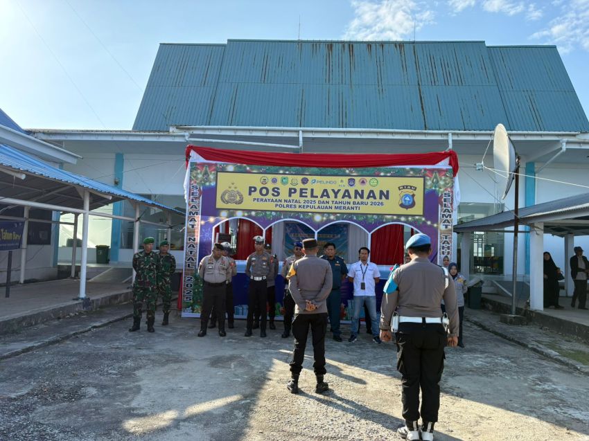 TNI Bersama Instansi Terkait Amankan Arus Mudik Nataru di Pelabuhan Tanjung Harapan