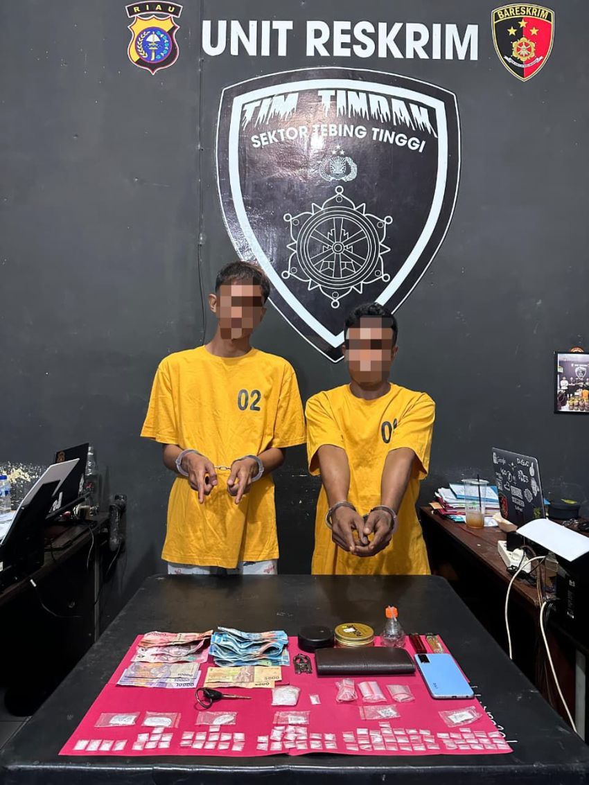 Gerebek Rumah di Selatpanjang Timur, Polisi Ringkus Pengedar dan Kurir Sabu