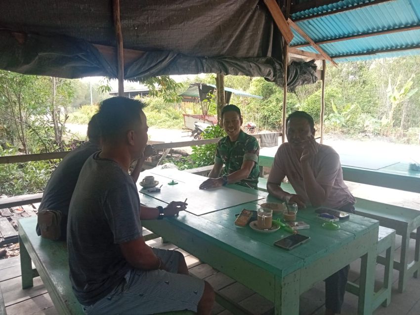 Pererat Silaturahmi, Kopda Andri Winaryo Gelar Komsos di Selatpanjang Kota