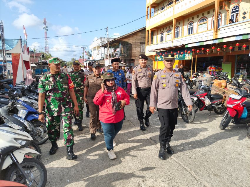 Jaga Kamtibmas Jelang Lebaran, Polsek Merbau Gandeng Upika Tertibkan Balap Liar dan Knalpot Brong