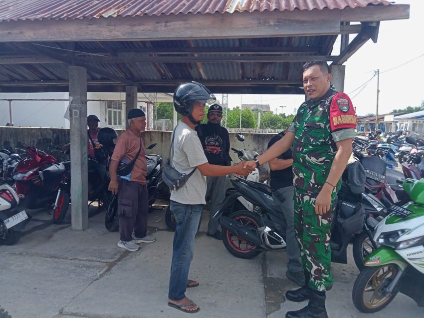 Jaga Stabilitas Desa, Babinsa Intensifkan Komunikasi Sosial