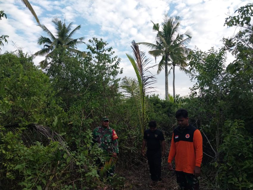 Babinsa Tebing Tinggi Patroli Karhutla di Desa Repan, Tak Ditemukan Titik Api