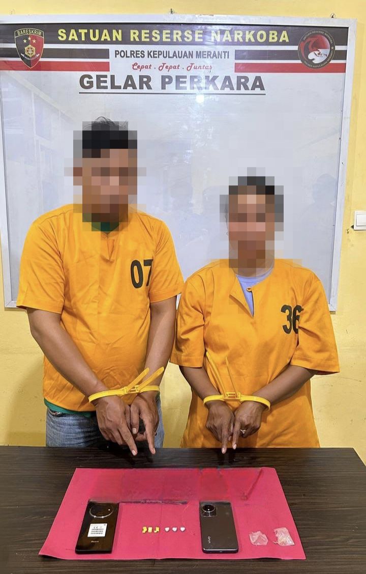 Pasutri di Selatpanjang Ditangkap, Diduga Edarkan Ekstasi