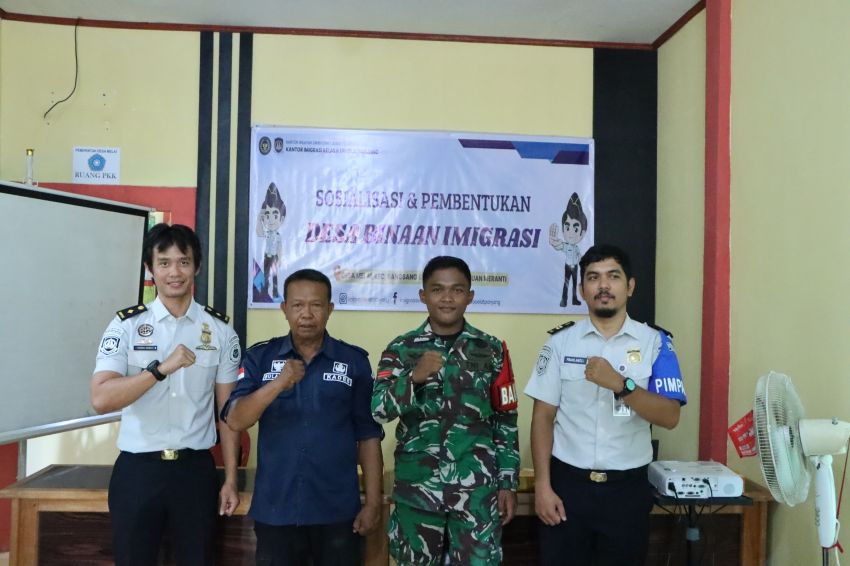 Imigrasi Selatpanjang Jadikan Melai sebagai Desa Binaan Cegah TPPO dan TPPM