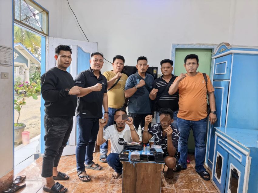 Dua Pelaku Narkotika di Rohil Tak Berkutik saat Digerebek Deninteldam XIX/TT