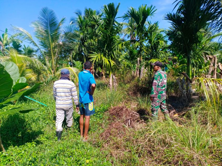 Babinsa Tebing Tinggi Intensifkan Patroli Karhutla di Desa Melai, Situasi Aman