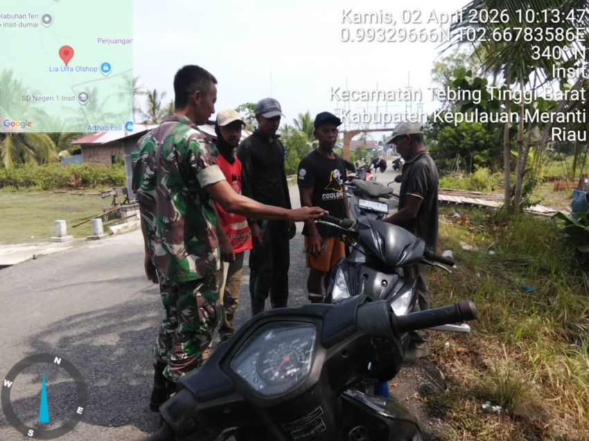 Warga Desa Insit Dapat Sosialisasi dari Babinsa, Ini Pesan Kopda Sukarman