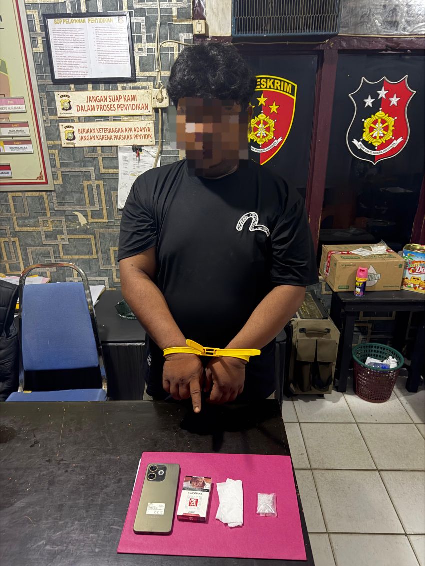 Polisi Amankan Pria Diduga Pengedar Sabu di Merbau, Hasil Tes Urine Positif