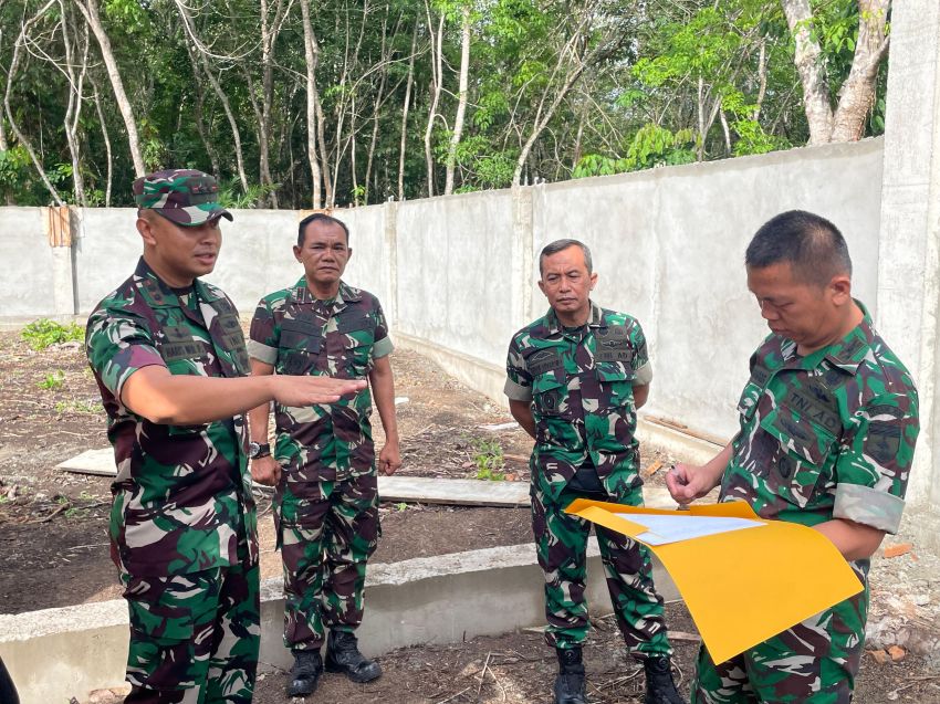 Irdam XIX Tuanku Tambusai Tinjau 11 Titik Pembangunan Koperasi Merah Putih di Bengkalis