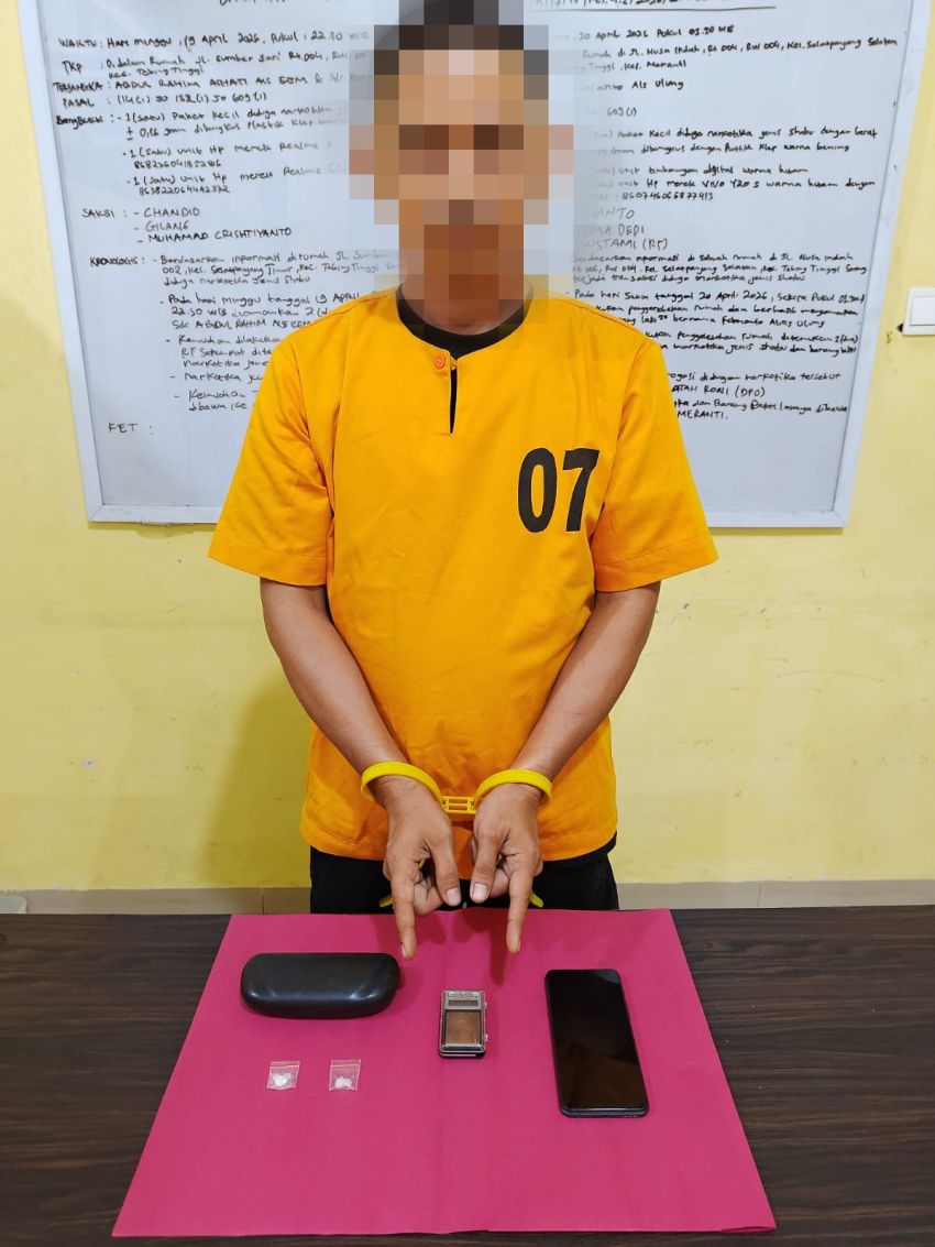 Simpan Sabu di Lemari, Pria di Selatpanjang Ditangkap Polisi