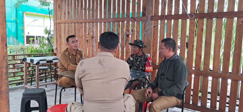 Pelda Syafi&rsquo;i Gelar Komsos dengan Camat Tebingtinggi Barat, Perkuat Sinergi Jaga Kondusifitas Wilayah