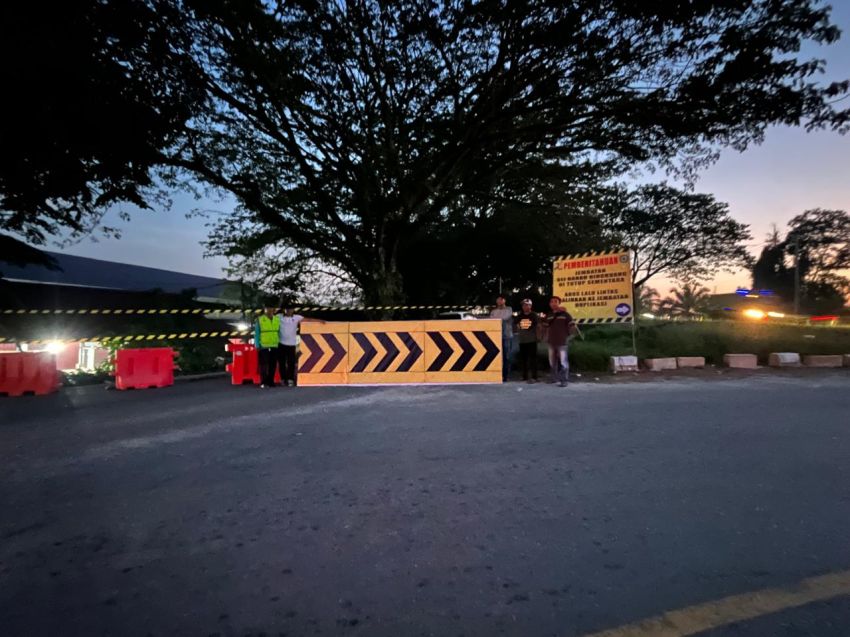 Jembatan Danau Bingkuang Ditutup Sementara, Arus Pekanbaru-Bangkinang Dialihkan