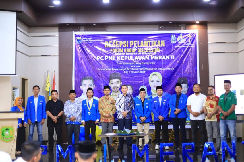 Pelantikan PMII Meranti, Momentum Perkuat Peran Mahasiswa