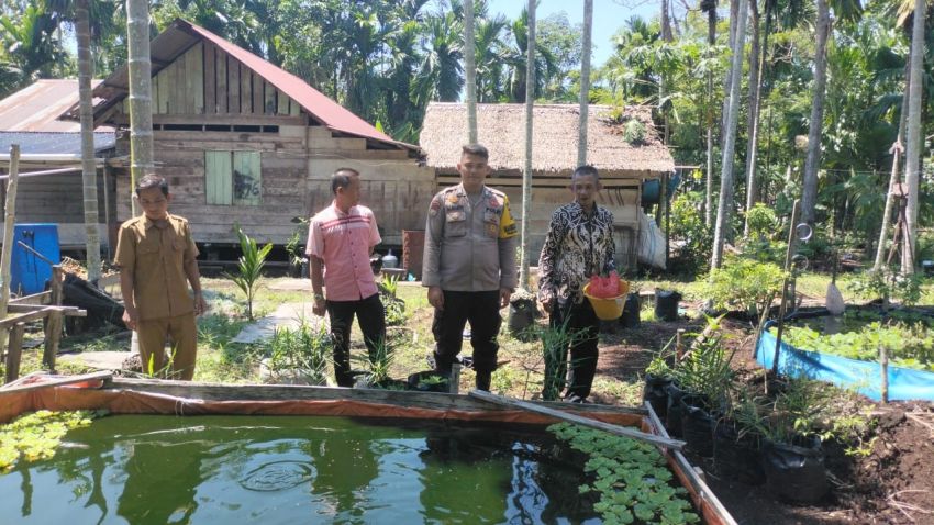 Kelompok Ikan Mujair di Rangsang Barat Dapat Pendampingan Polisi