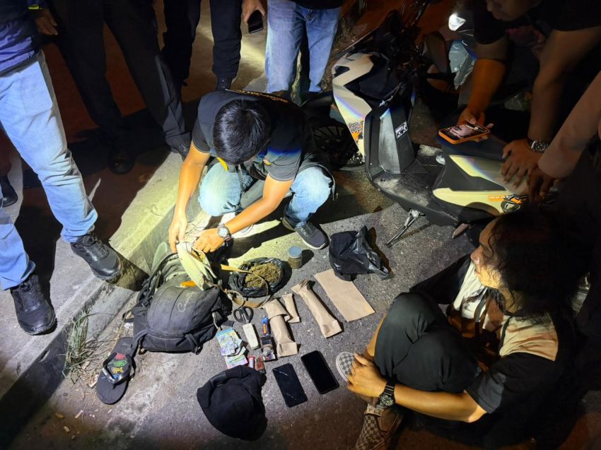 Patroli Tim RAGA di Dumai Gagalkan Peredaran Ganja, Dua Pria Ditangkap