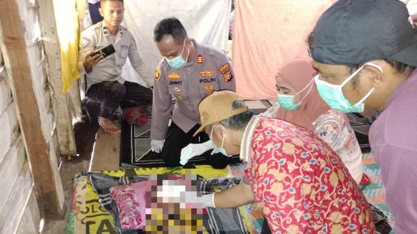 Tangis Keluarga Pecah Saat Bocah Hilang di Sungai Melibur Ditemukan