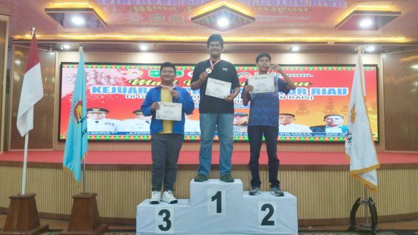 Kejurprov Catur Riau 2026: Kontingen Meranti Raih Tiga Emas, KONI Bidik Lima Besar Porprov 2027