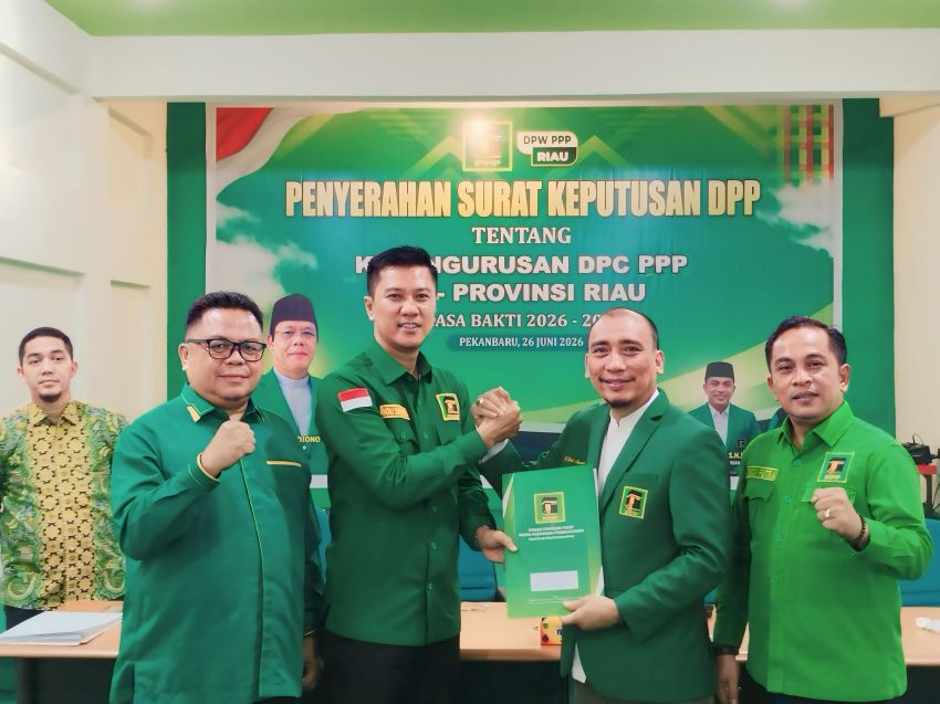 Noli Sugiharto Resmi Pimpin DPC PPP Kepulauan Meranti Periode 2026&ndash;2031