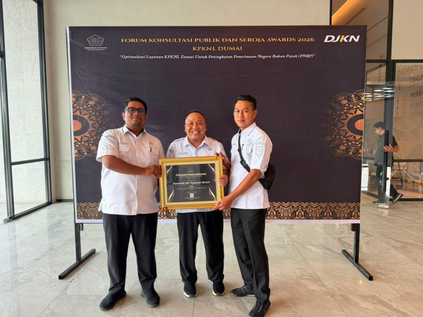 BPKAD Meranti Raih Terbaik II Pengguna Layanan Penilaian BMD di Seroja Awards 2026