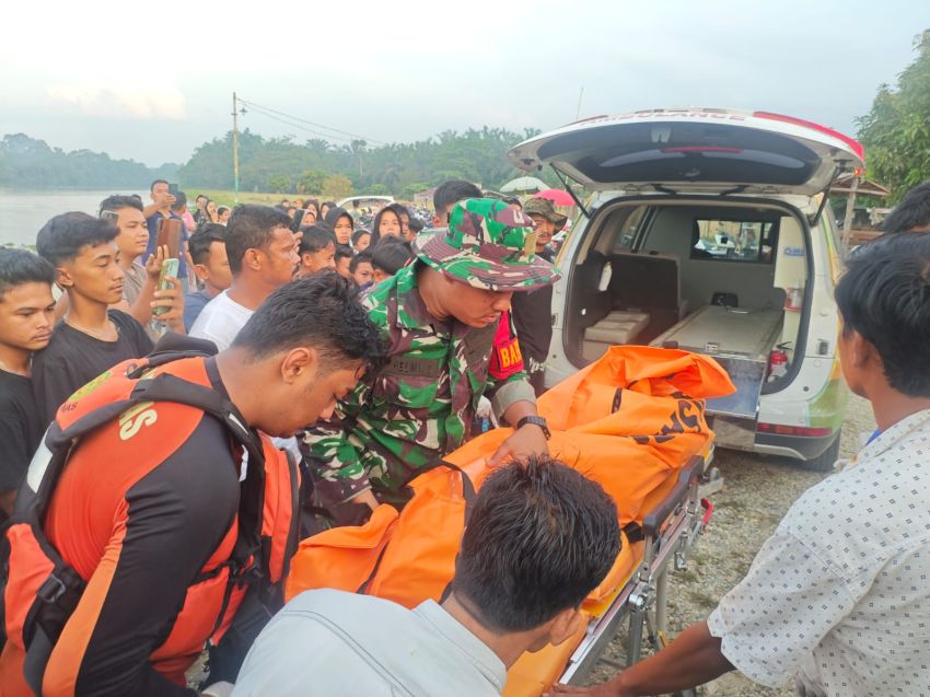 Korban Tenggelam di Kampar Ditemukan Meninggal Setelah Dua Hari Pencarian