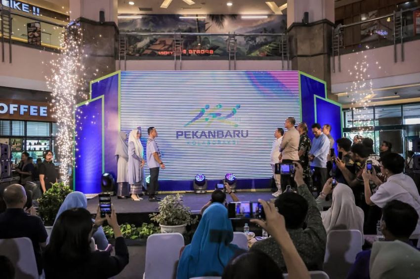 Logo HUT Pekanbaru ke-242 Diluncurkan, Simbolkan Gerak dan Kolaborasi