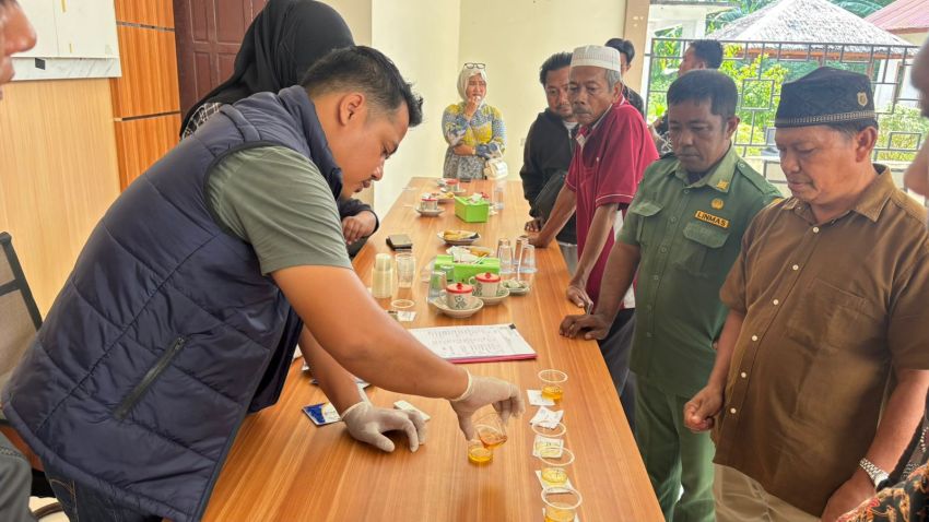 29 Perangkat Desa di Bengkalis Jalani Tes Urine, Ini Hasilnya