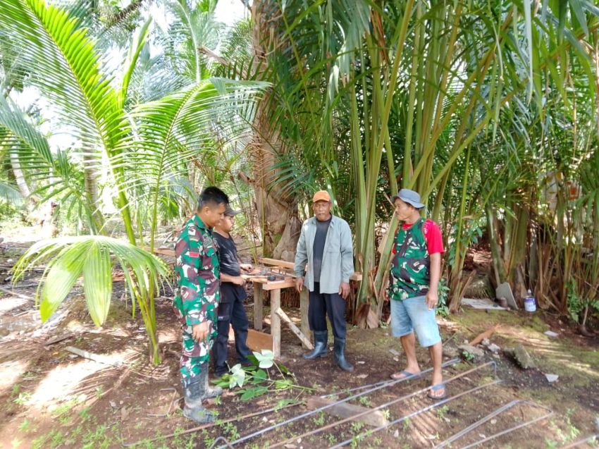 Babinsa Koramil 02 Tebing Tinggi Ajak Warga Desa Repan Perkuat Persatuan dan Jaga NKRI