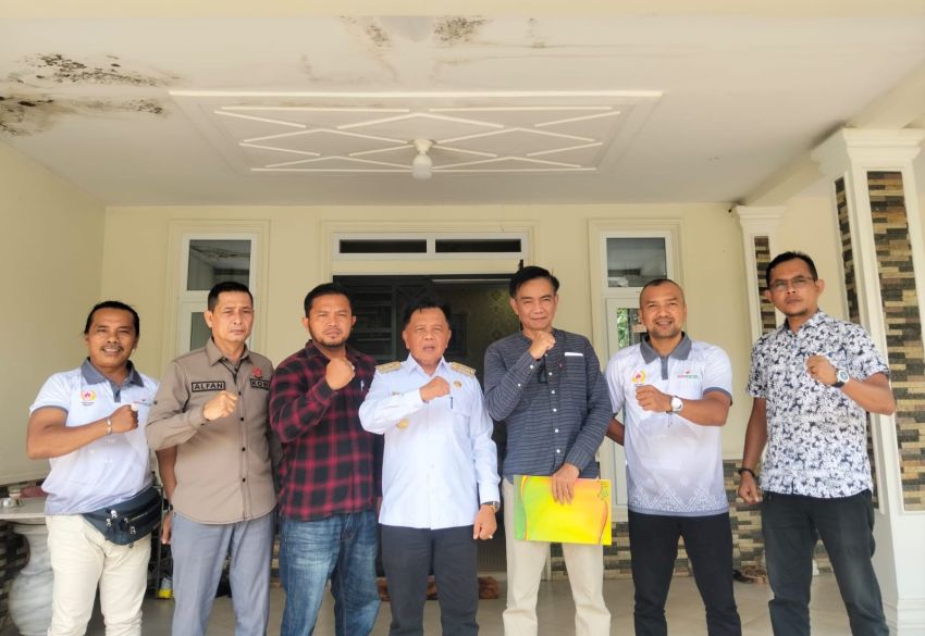 KONI Meranti Perkuat Sinergi dengan Bupati Asmar, Pembinaan Atlet Jadi Prioritas