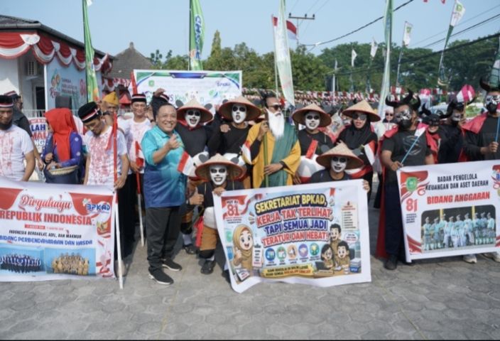 Tak Sekedar Hiburan, Lewat Lomba BPKAD Meranti Rajut Kebersamaan dan Motivasi Pegawainya