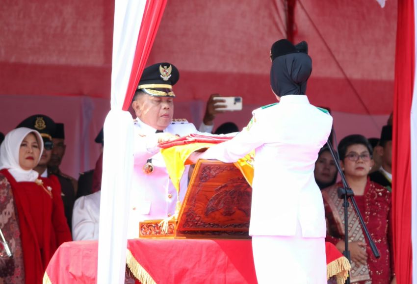 Momentum HUT RI ke-81, Bupati Asmar : Mari Wujudkan Indonesia Berdaulat, Adil dan Makmur