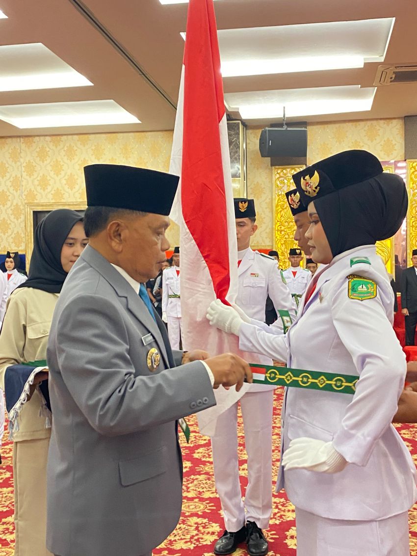 Paskibraka Meranti 2026 Resmi Dikukuhkan, Ini Pesan Bupati Asmar