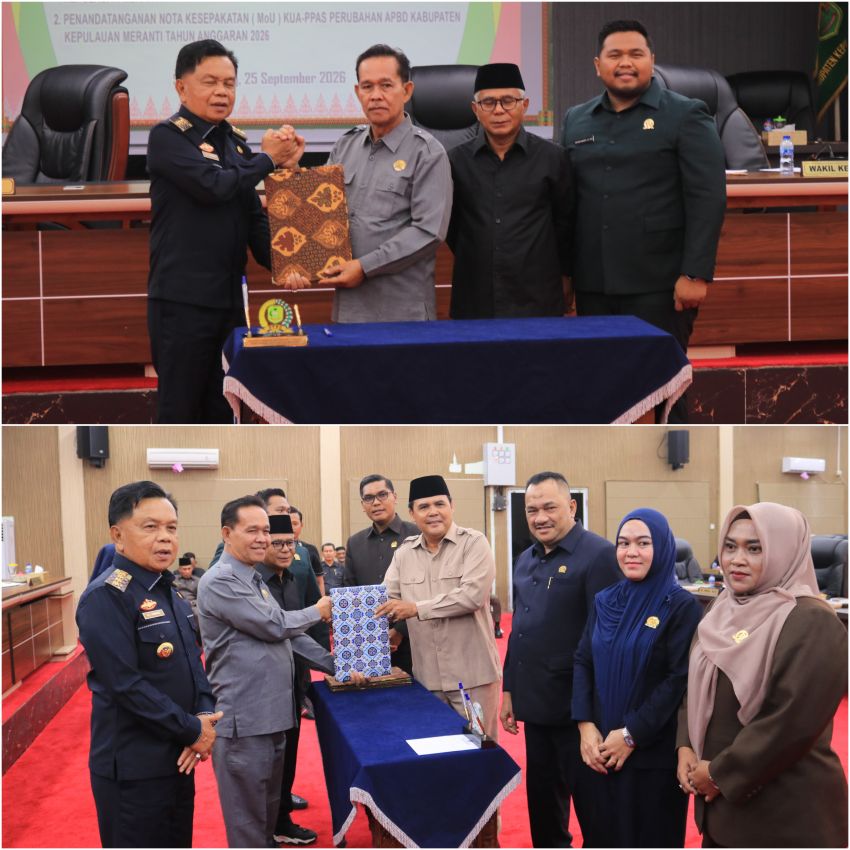 KUA-PPAS Perubahan APBD 2026 Kepulauan Meranti Disepakati, Prioritas Program Berdampak ke Masyarakat