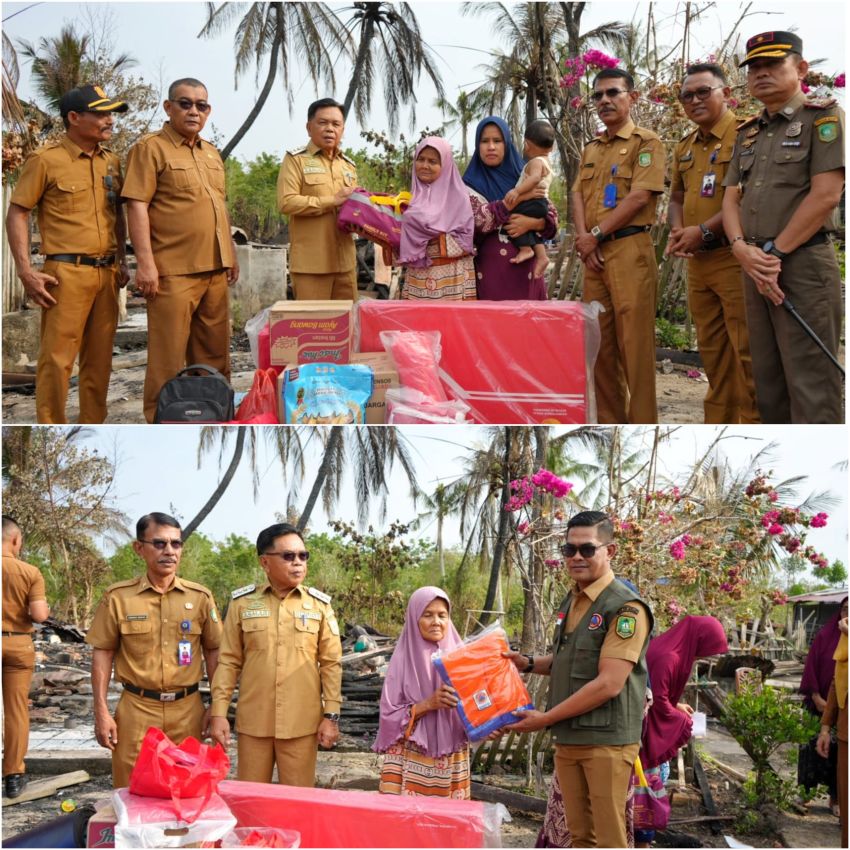 Bupati Asmar Janjikan Bangun Rumah Baru buat Keluarga Nurhayati