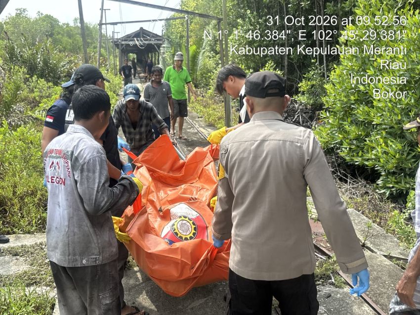 Heboh, Pria 54 Tahun Ditemukan Tak Bernyawa di Kawasan PT Uni Seraya Meranti
